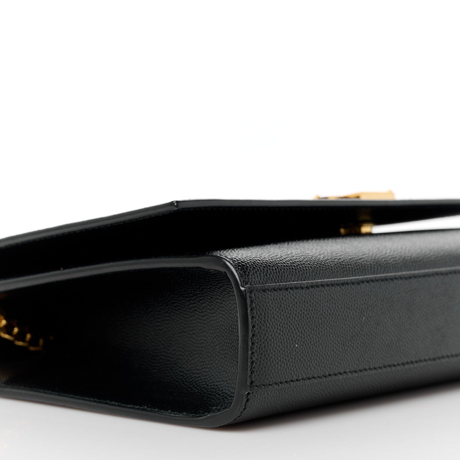Saint Laurent Grain De Poudre Medium Classic Monogram Kate Satchel Black 10 of 11