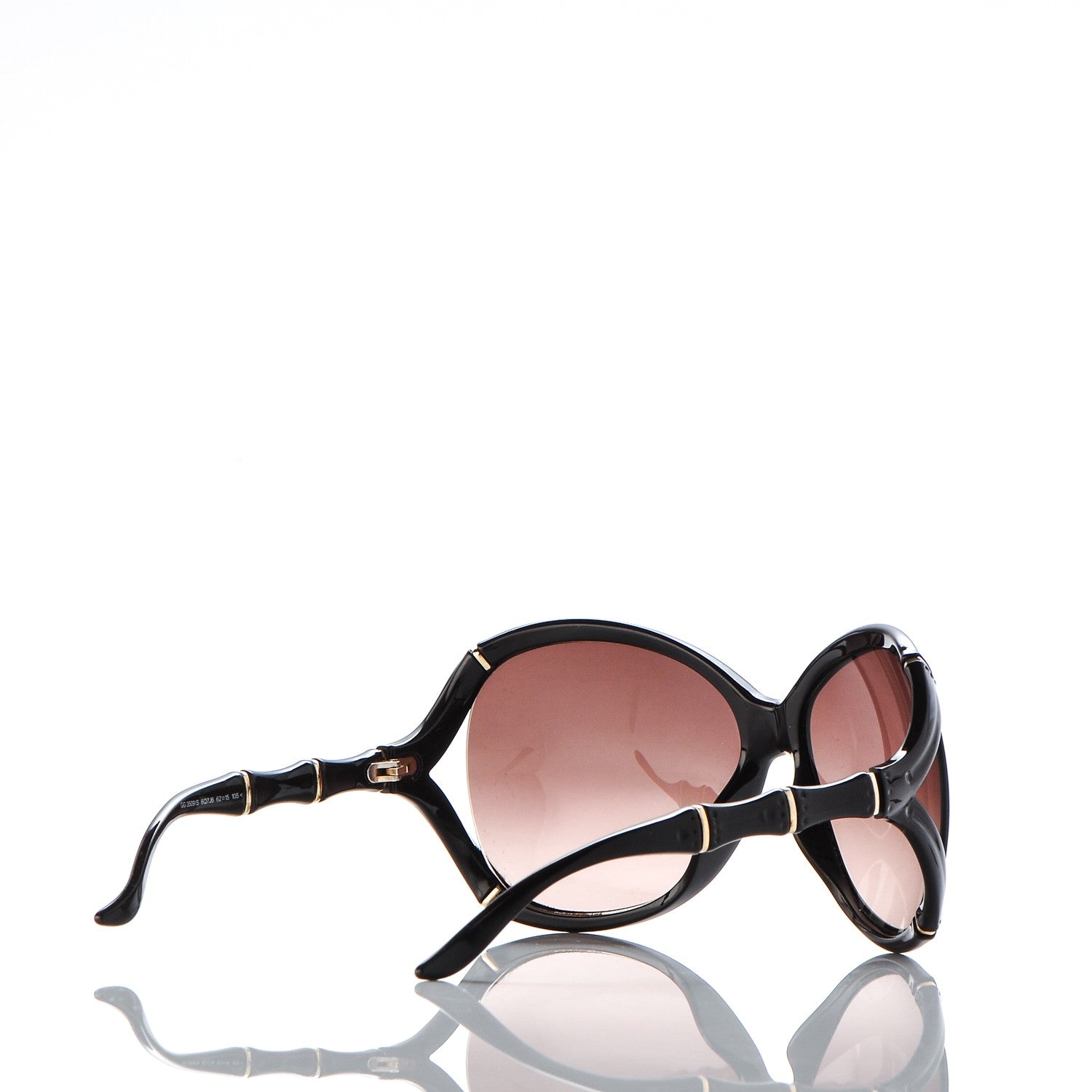 Gucci Bamboo Sunglasses 3509/S Dark Brown 4 of 7