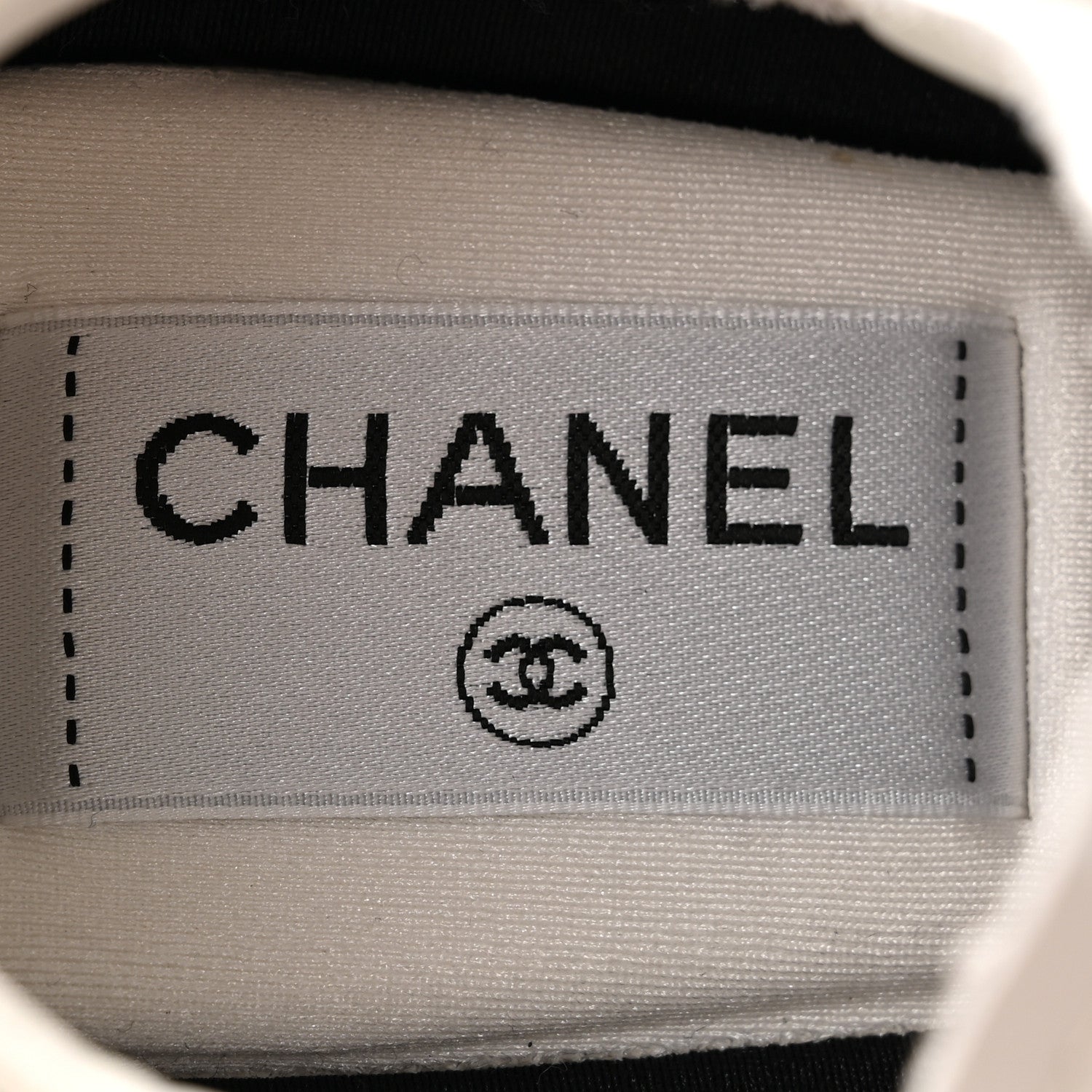 Chanel Cotton Sneakers 38.5 Light Turquoise White 7 of 9