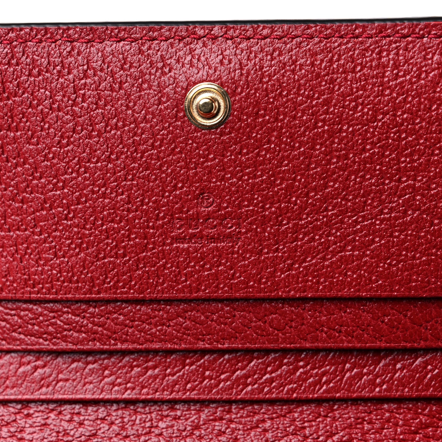 Gucci GG Supreme Monogram Flora Web Ophidia Card Case Red 7 of 11