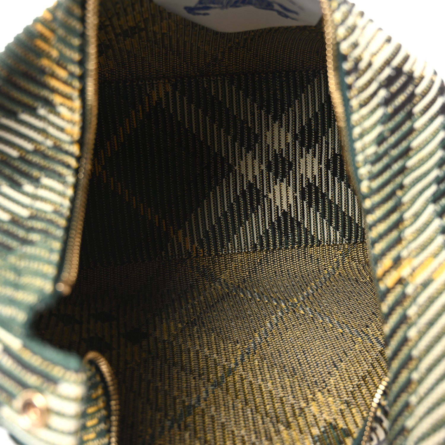 Burberry Canvas Peg Medium Duffle Bag Ivy 5 of 9