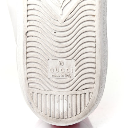 Gucci Calfskin Ayers Blind For Love Embroidered Womens Ace Sneakers 42 White 8 of 12