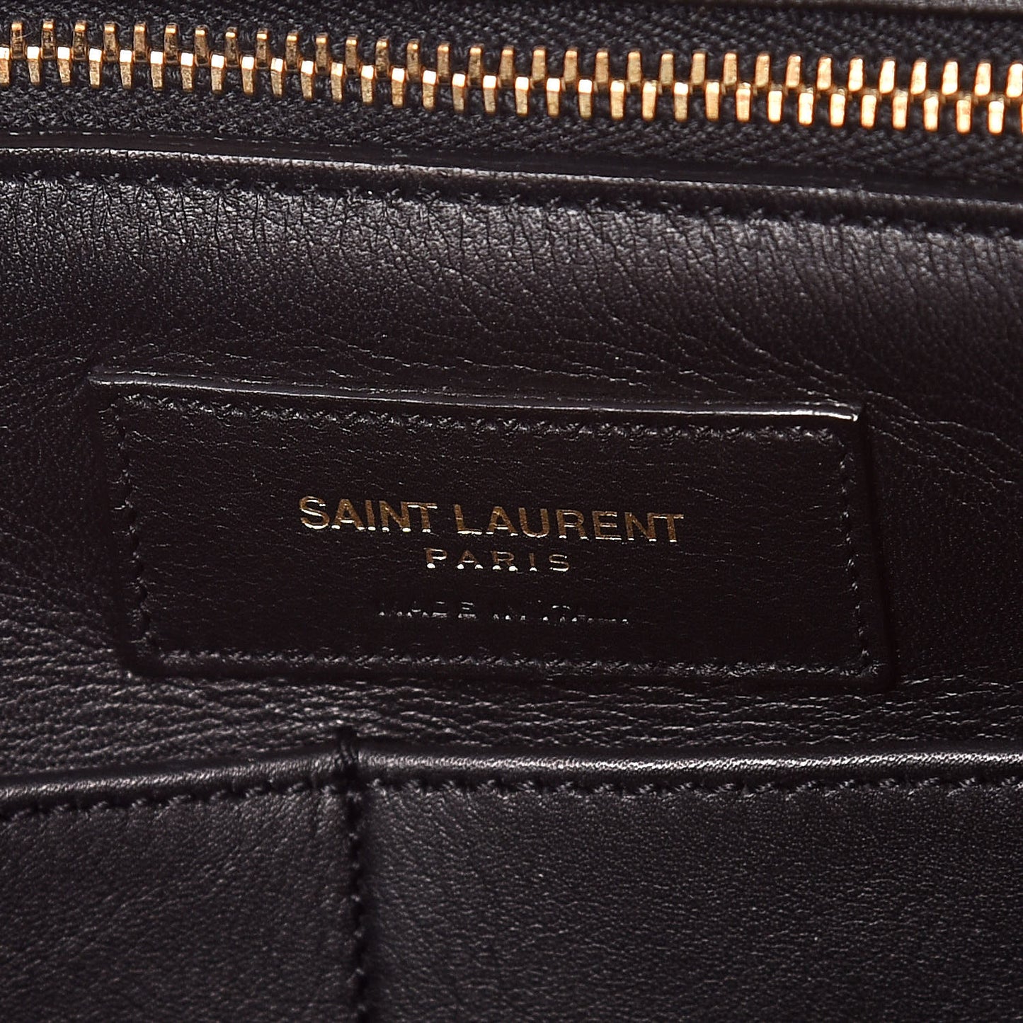 Calfskin Medium Classic Y Cabas Black