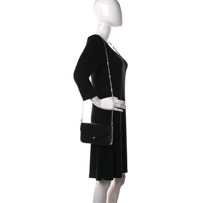 Louis Vuitton Epi Pochette Felicie Black 2 of 12