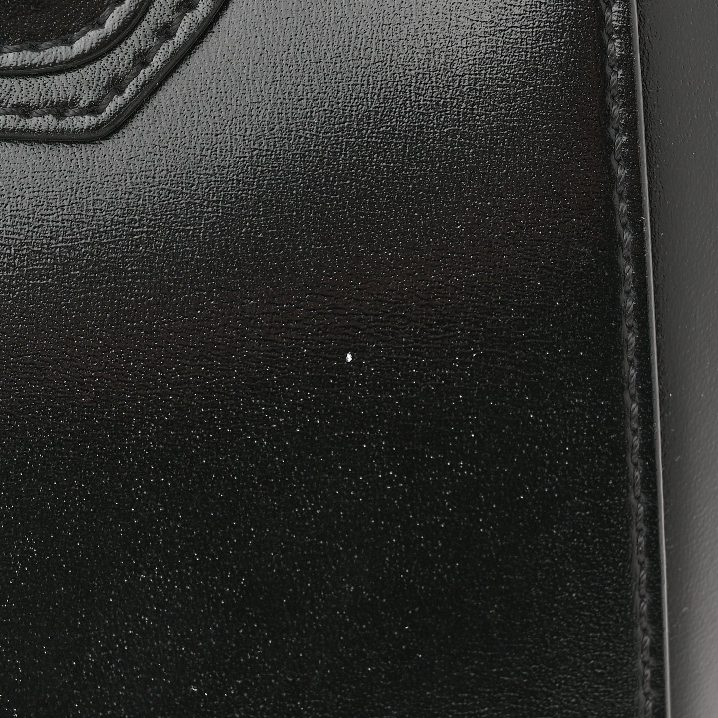 Shiny Lord Calfskin Small Antigona Black