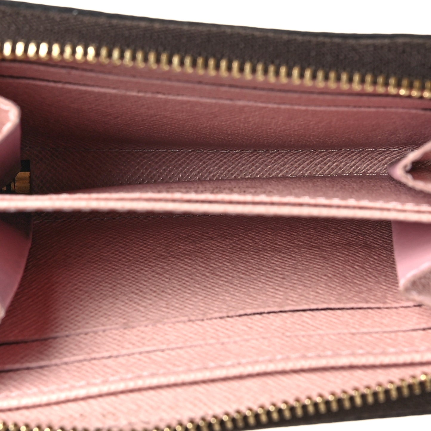 Damier Ebene Zippy Coin Purse Rose Ballerine