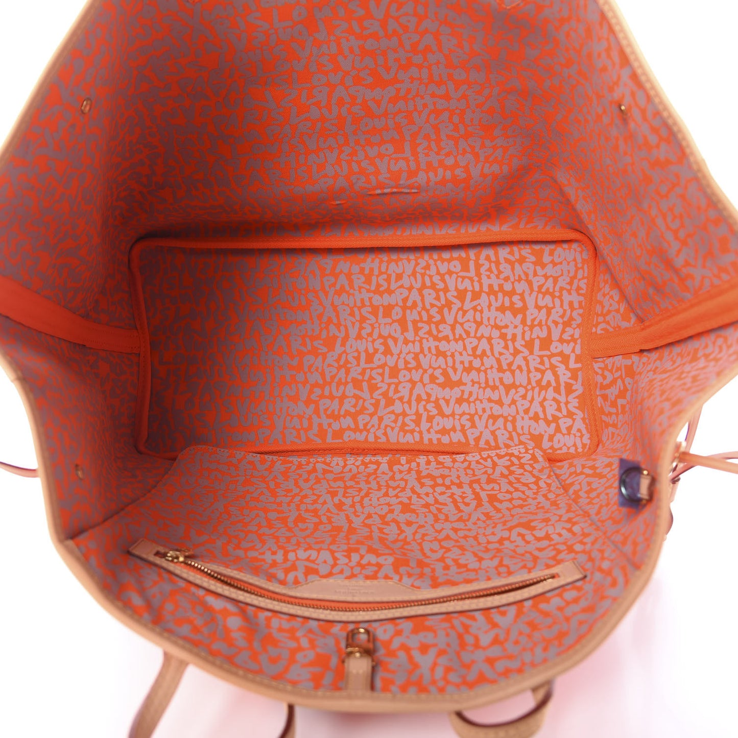 Monogram Graffiti Neverfull GM Orange