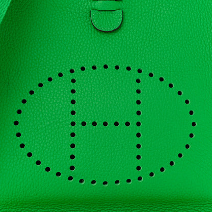 Hermes Taurillon Clemence Evelyne III PM Bambou 8 of 11