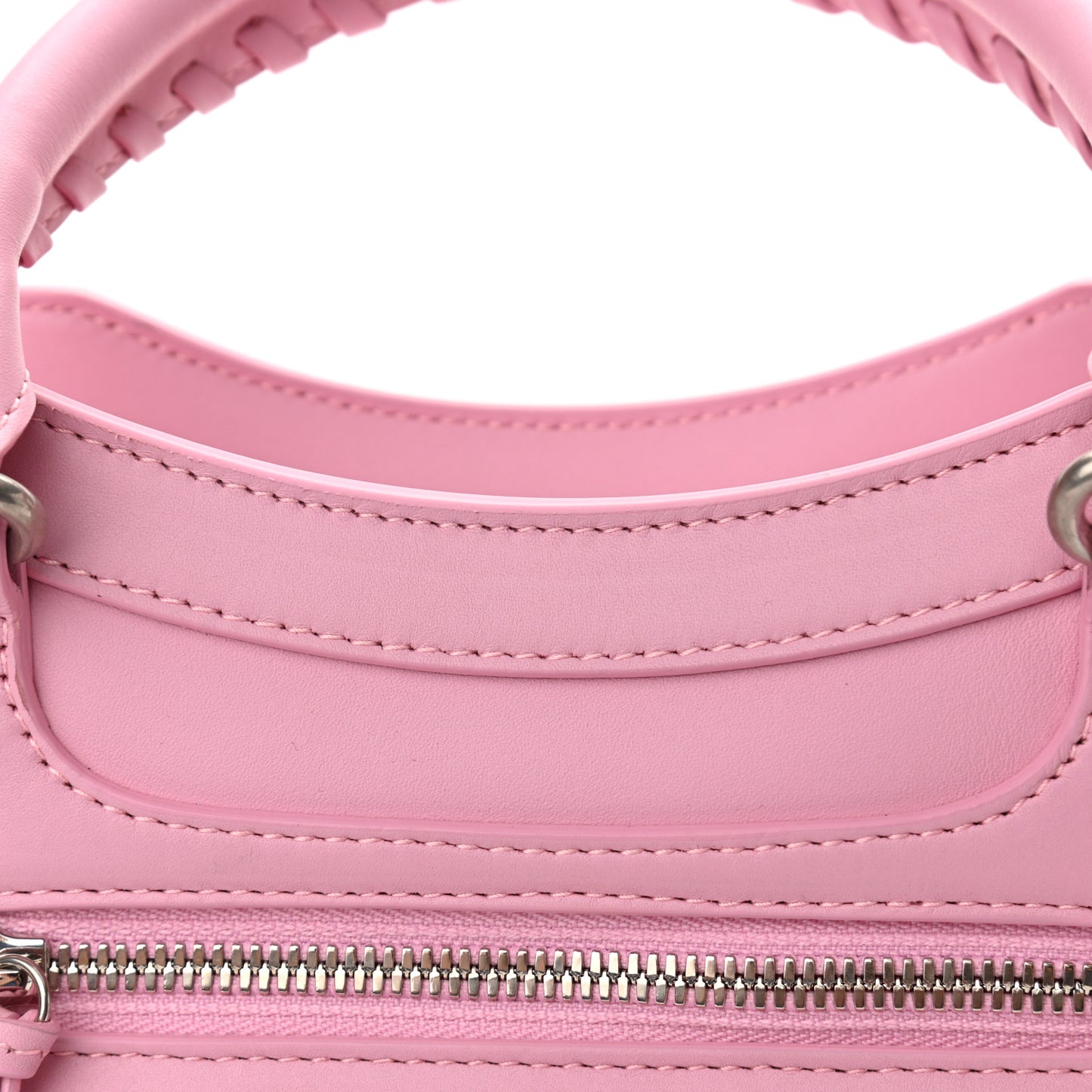 Smooth Calfskin Neo Classic Silver Hardware S City Candy Pink