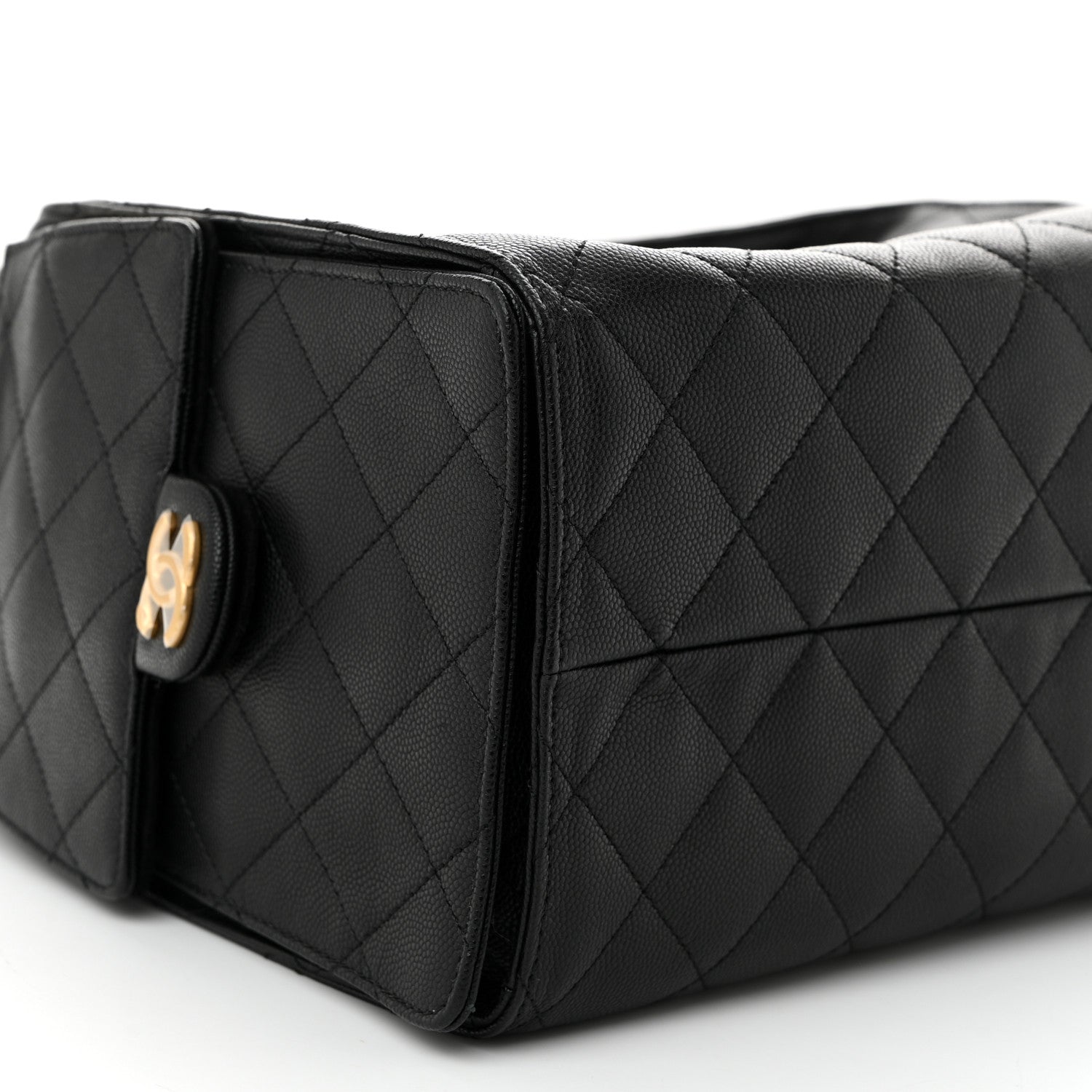 Chanel Caviar Quilted Medium Chanel 25 Handbag Black 10 of 11