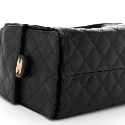Chanel Caviar Quilted Medium Chanel 25 Handbag Black 10 of 11
