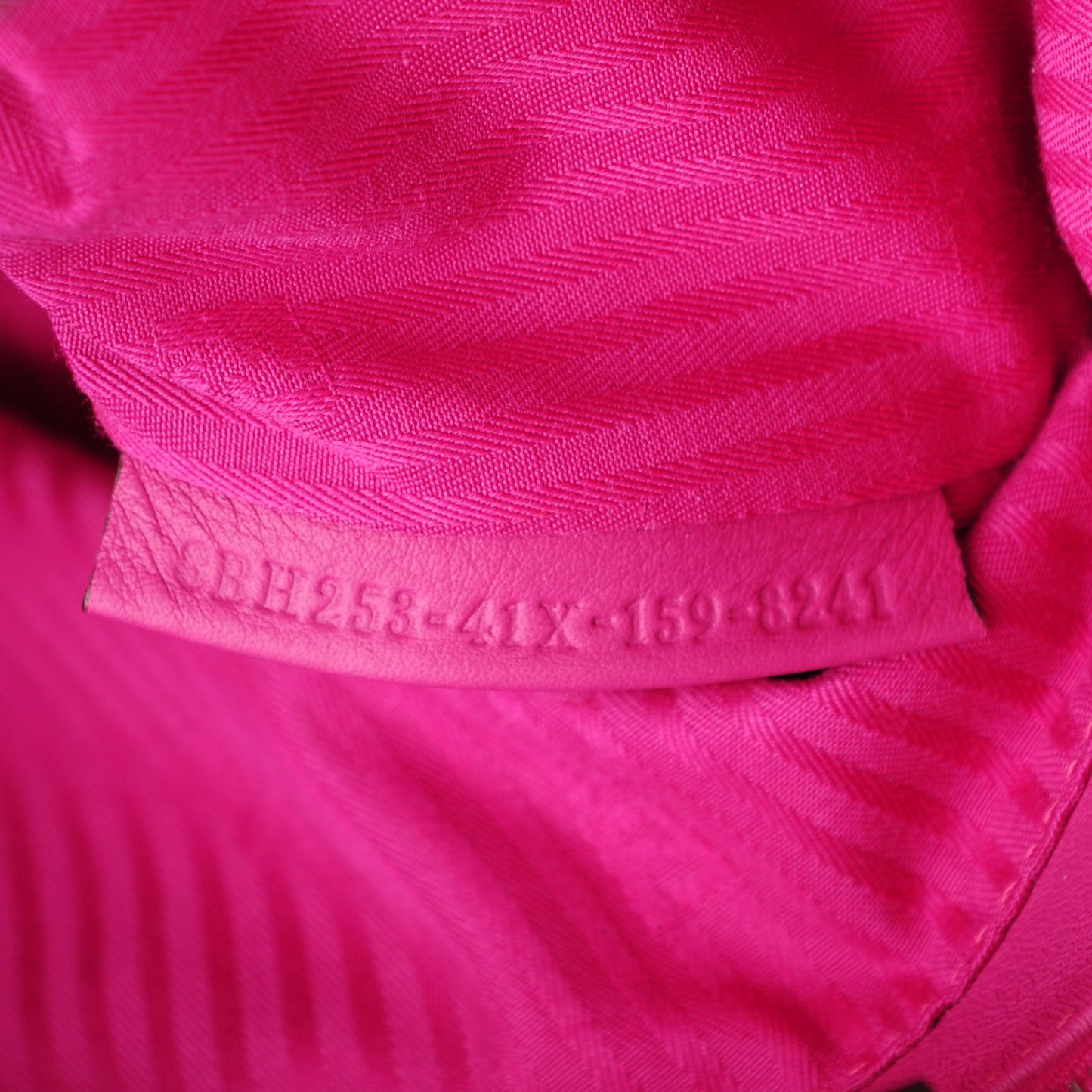 Vitello Elite Triangle Inlay Petite 2Jours Tote Magenta