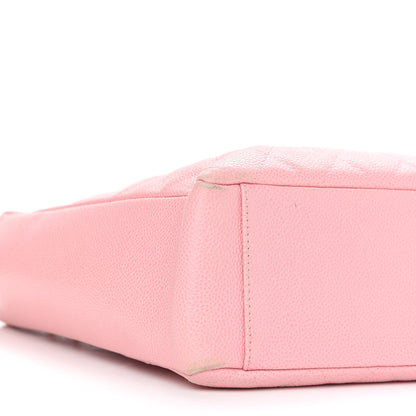 Chanel Caviar Quilted Petit Shopping Tote PST Pink 11 of 12