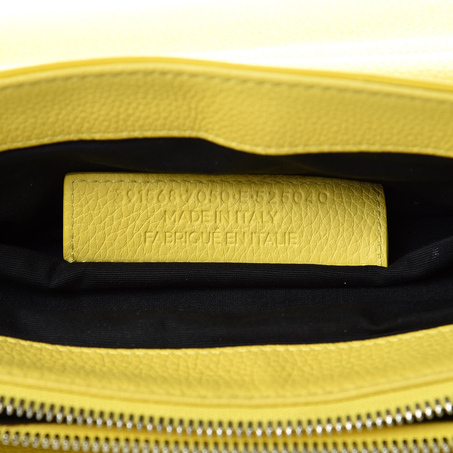 Balenciaga Grained Calfskin Le Dix Small Soft Cartable Jaune Tournesol 8 of 10