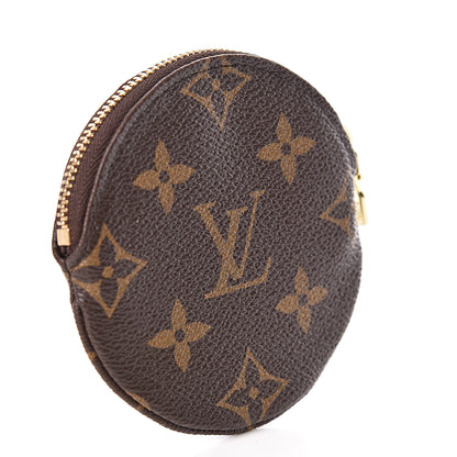 Louis Vuitton Monogram 2019 Christmas Animation Round Coin Purse Blue 3 of 6