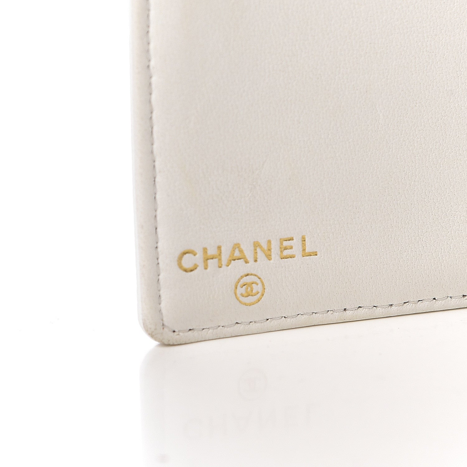 Chanel Caviar Timeless CC French Wallet White 6 of 11