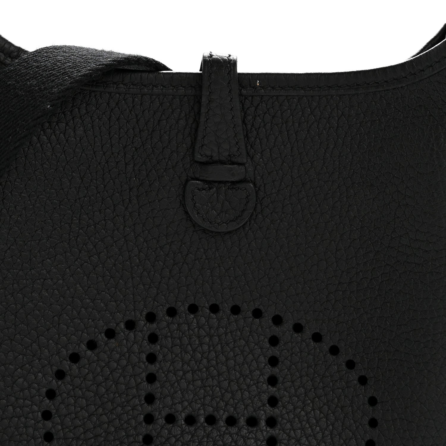 Hermes Taurillon Clemence Evelyne TPM Black 8 of 12