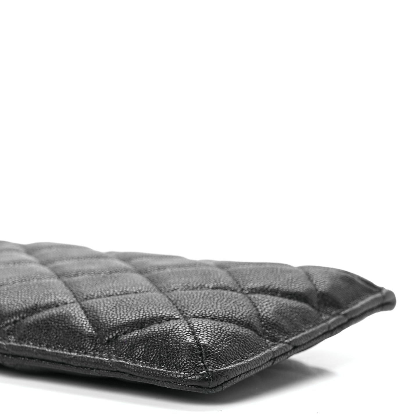 Caviar Quilted Boy iPhone Pouch Black
