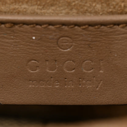 Gucci GG Supreme Monogram Suede Crystal Small Dionysus Shoulder Bag Beige Ebony Taupe 7 of 13