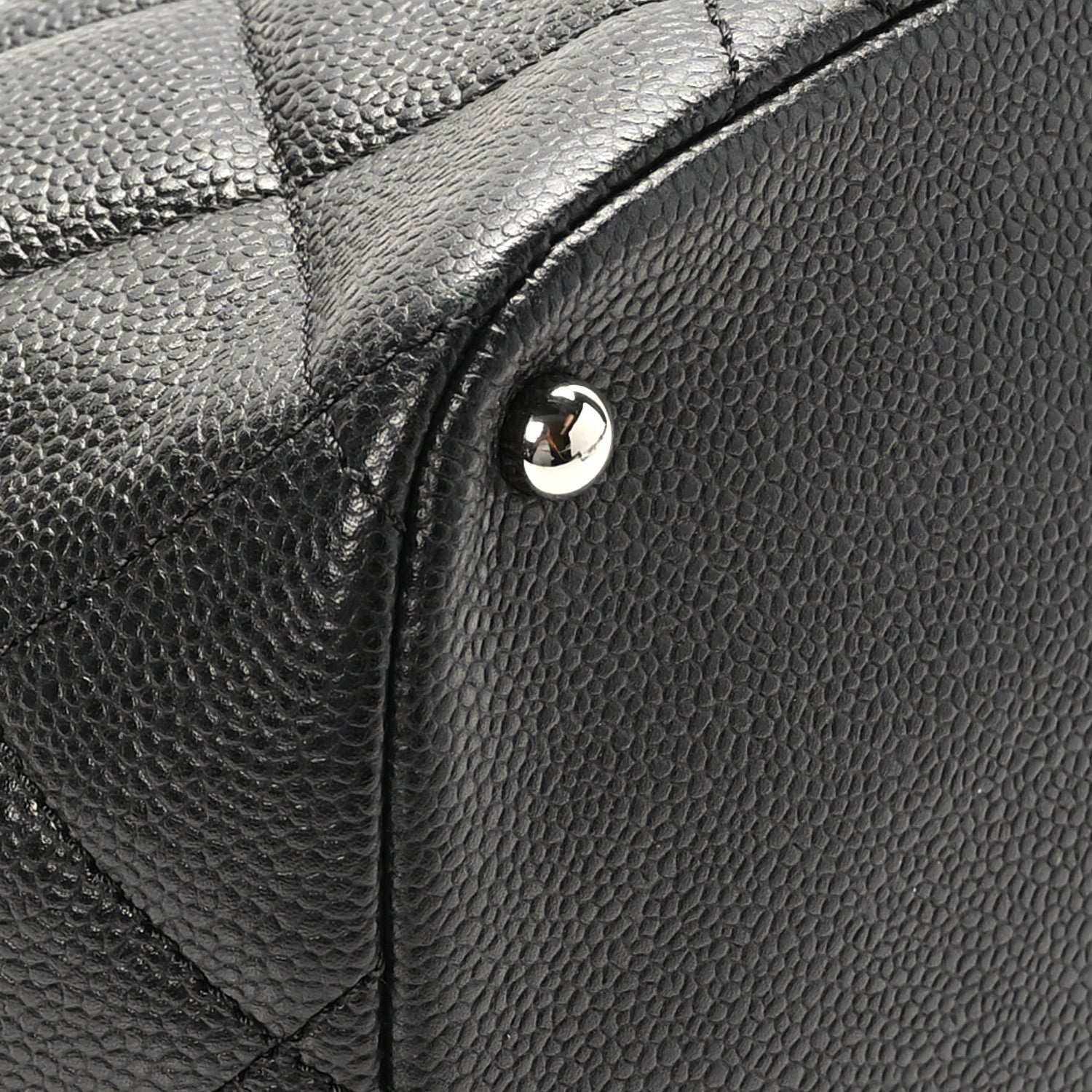 Chanel Caviar Quilted CC Timeless Soft Tote Black 8 of 11