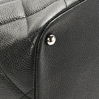Chanel Caviar Quilted CC Timeless Soft Tote Black 8 of 11