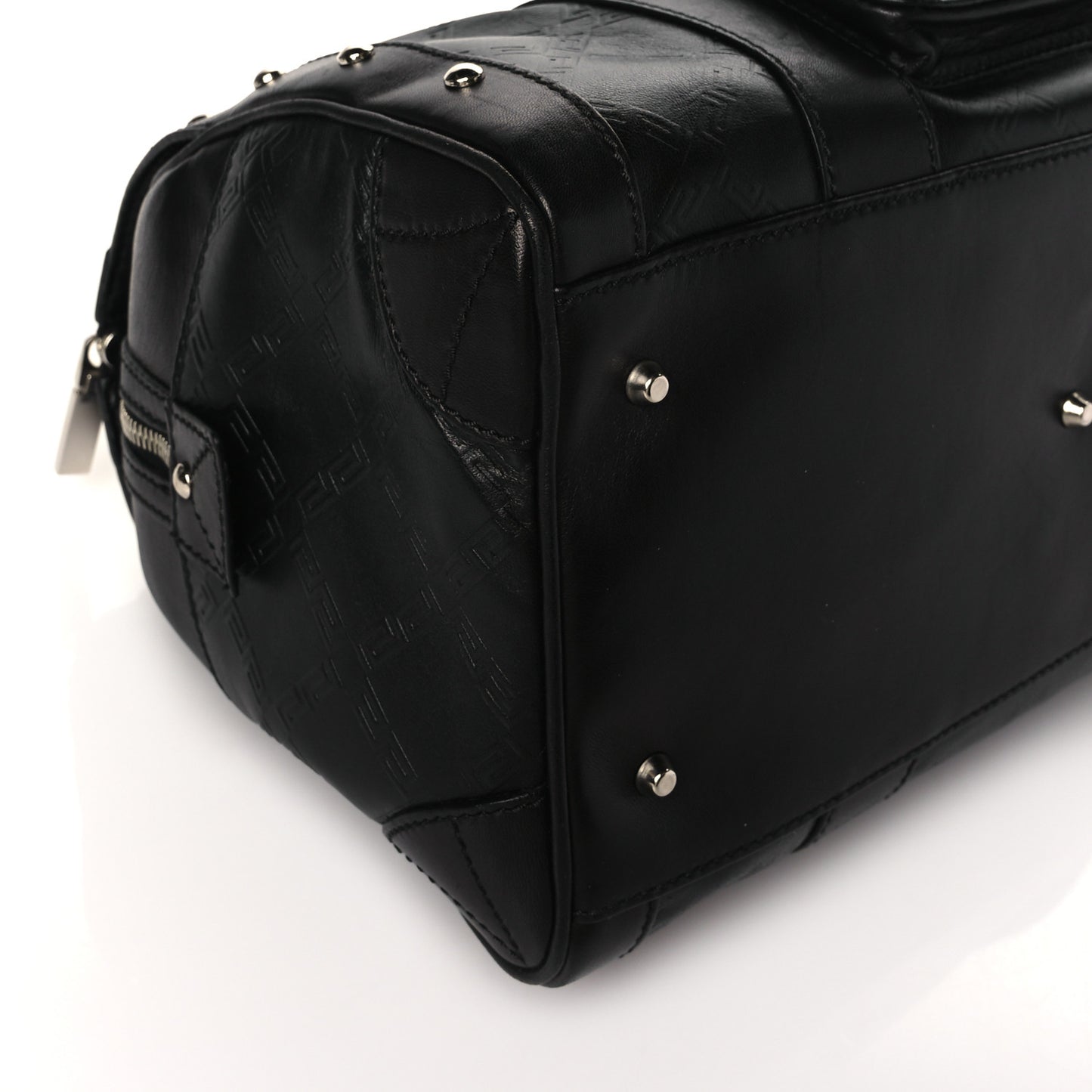 Nappa Quilted Icon Bowler Black