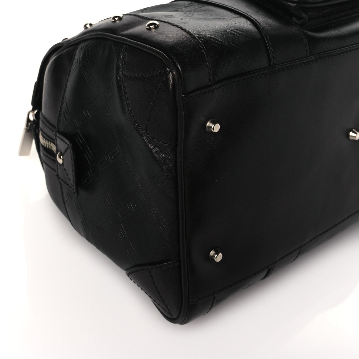 Versace Nappa Quilted Icon Bowler Black 7 of 8