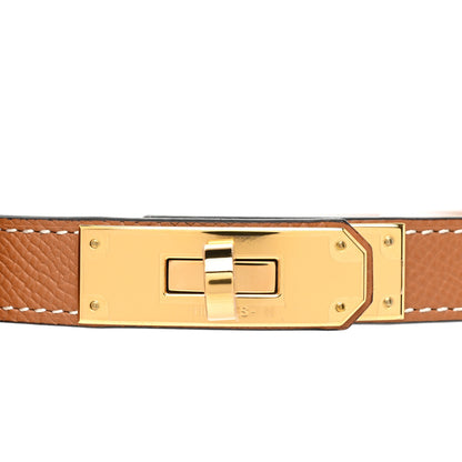 Hermes Epsom Kelly Pocket Belt Gold 8 of 8
