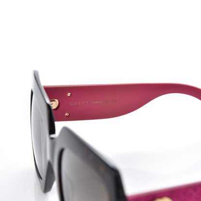 Gucci Square Frame GG0102S Sunglasses Glitter Pink Multi 5 of 7