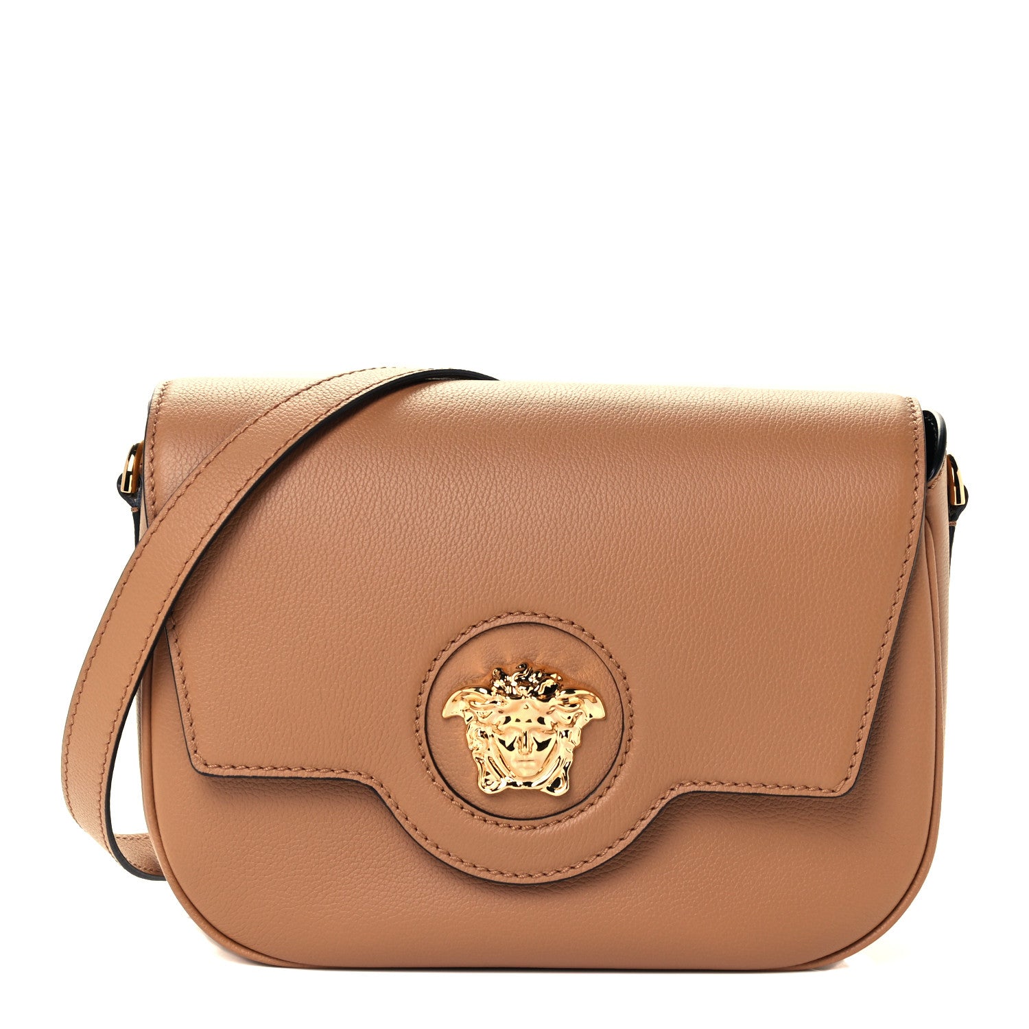 Versace Vitello Medusa Clutch Bag Brown 1 of 12