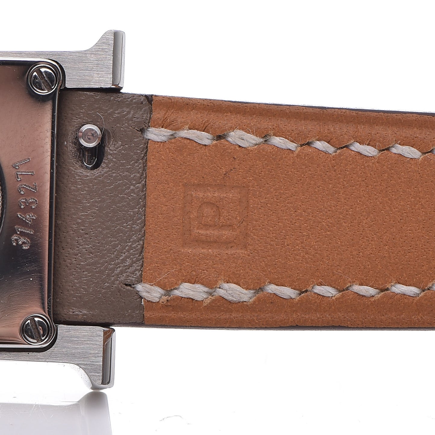 Stainless Steel Swift 17.2mm Heure H Hour Watch Etoupe