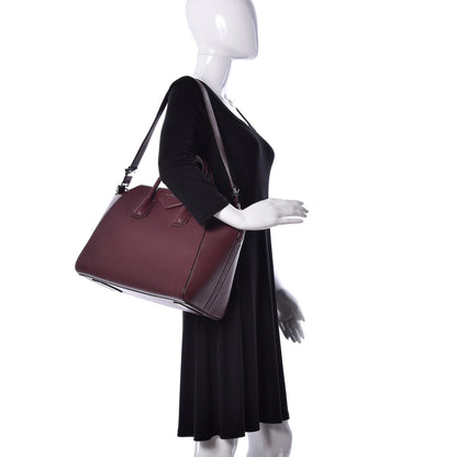 Givenchy Sugar Goatskin Medium Antigona Oxblood 2 of 9