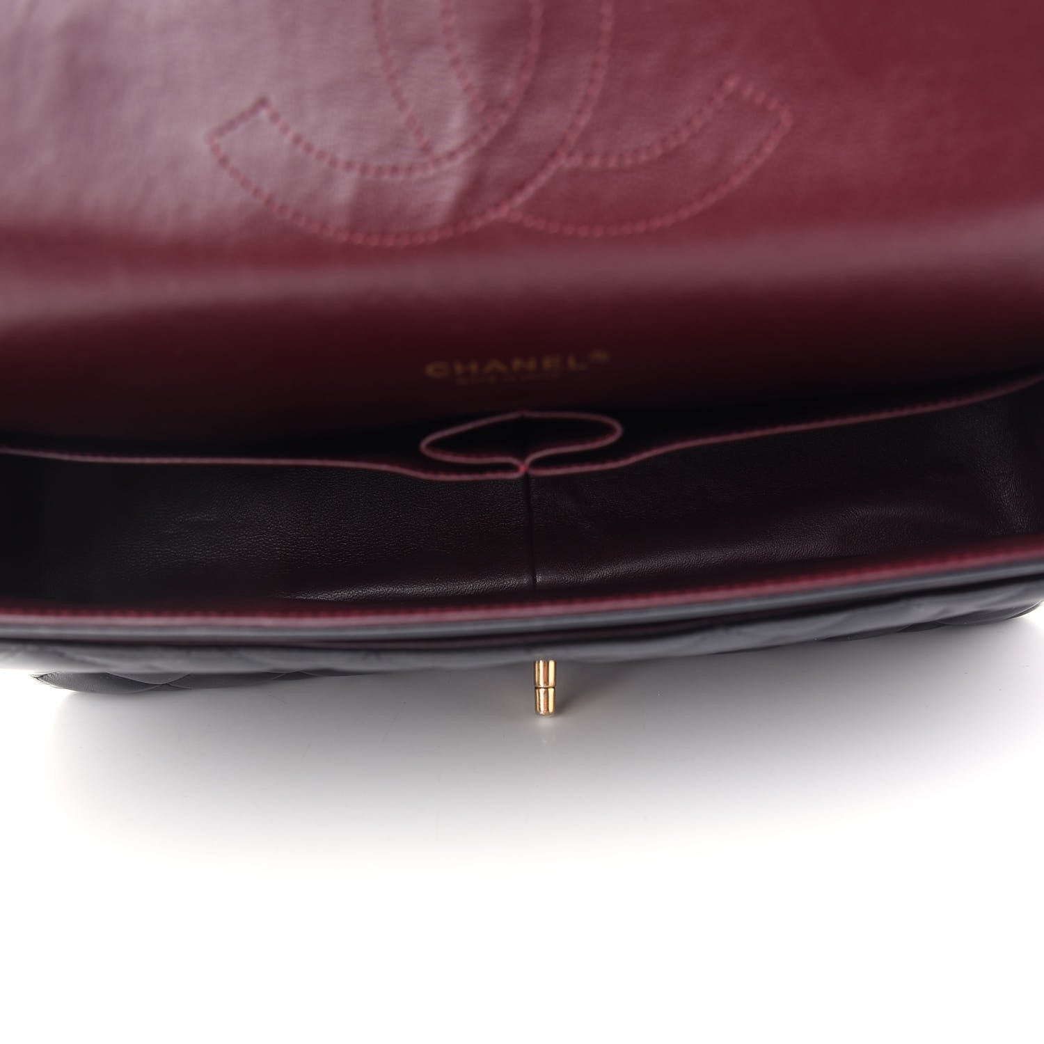 Chanel Lambskin Quilted Maxi Double Flap Black 5 of 11