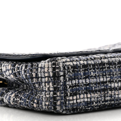 Chanel Tweed Snakeskin Quilted Small CC Filigree Flap Multicolor 9 of 15