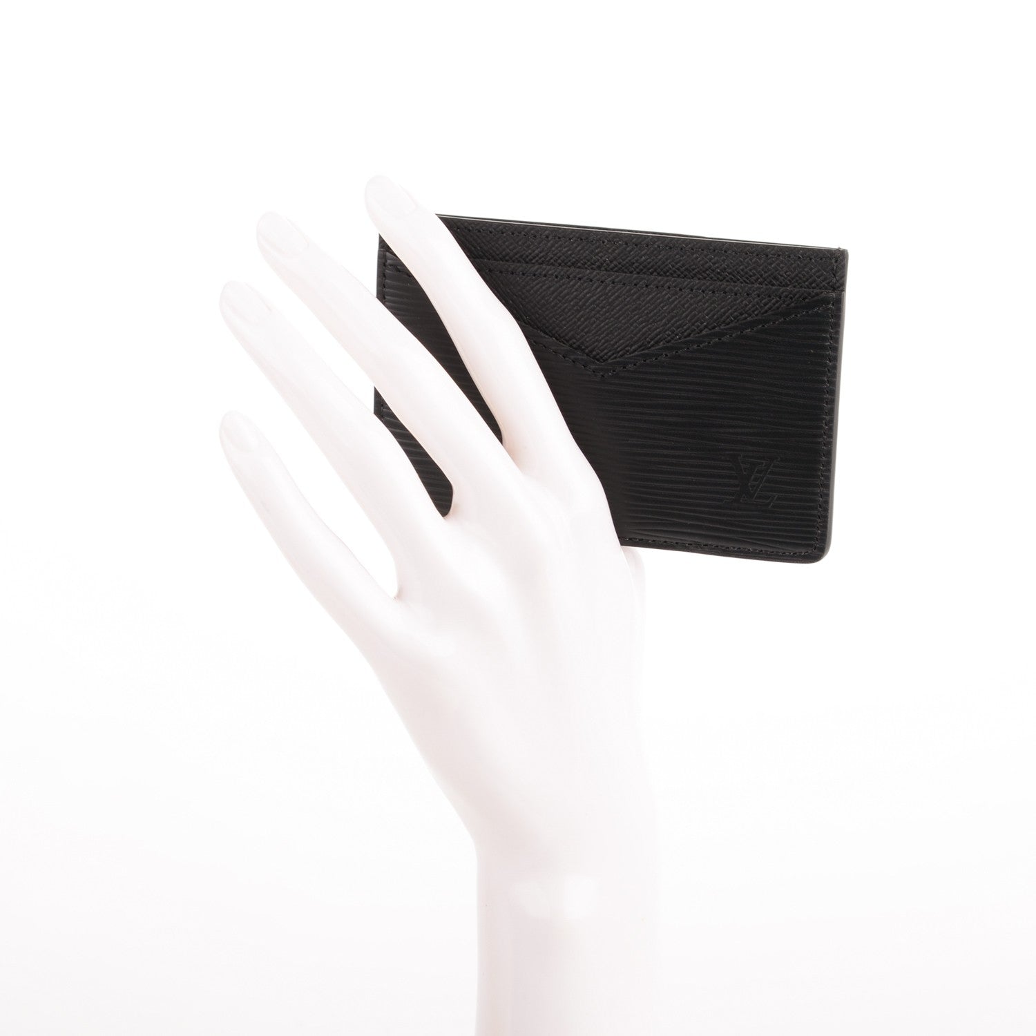 Louis Vuitton Epi Neo Porte-Cartes Card Holder Black 2 of 7