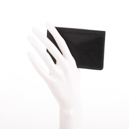 Louis Vuitton Epi Neo Porte-Cartes Card Holder Black 2 of 7