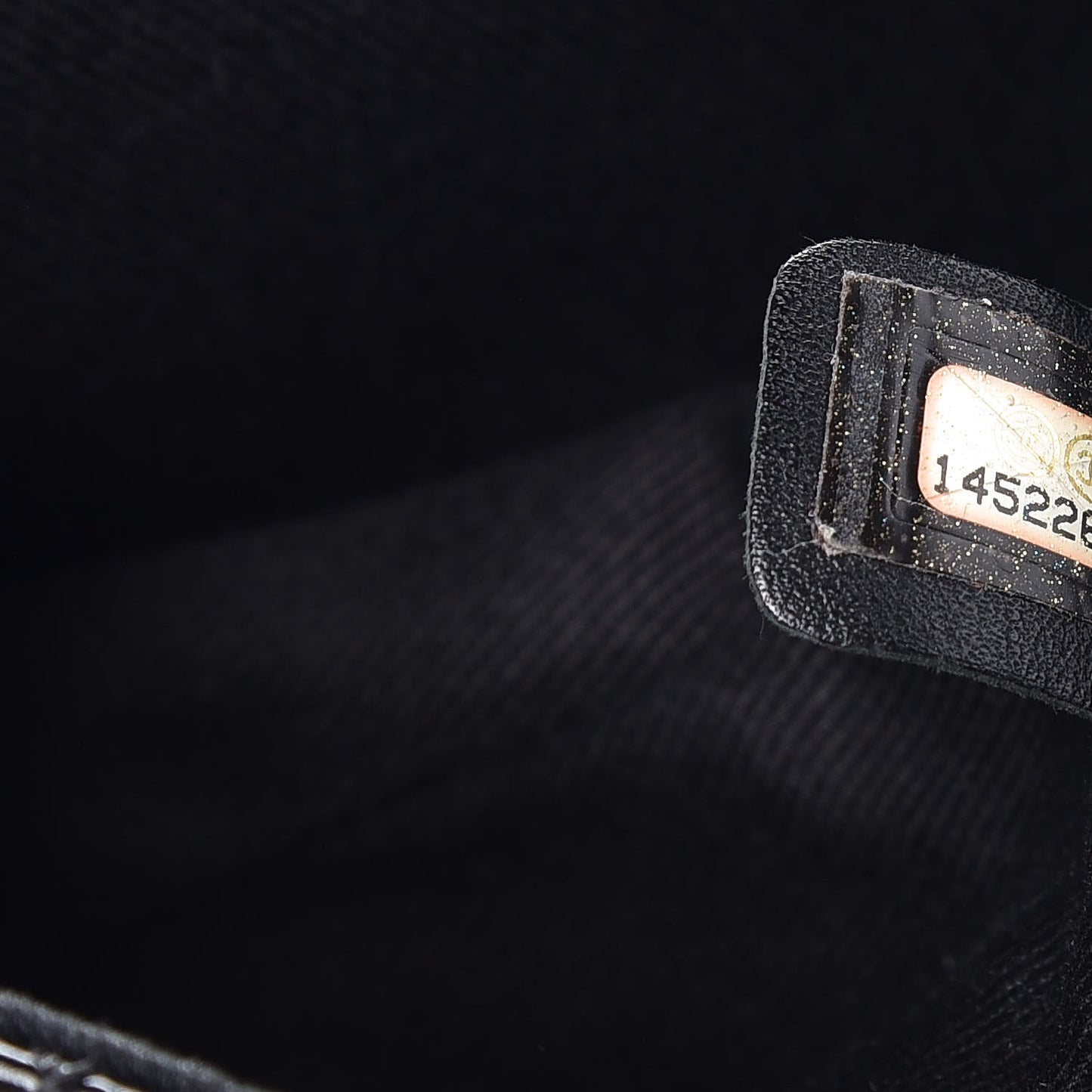 Vinyl Quilted In the Business Flap Bag Black