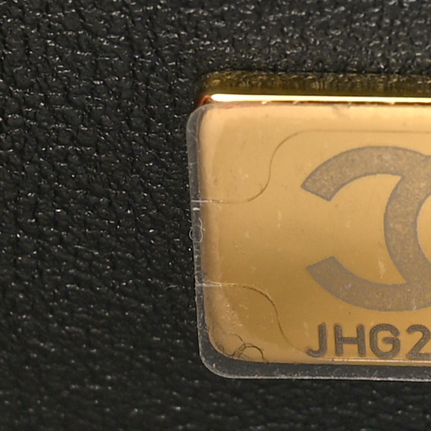 Metallic Lambskin Viscose Woven Flap Silver Black