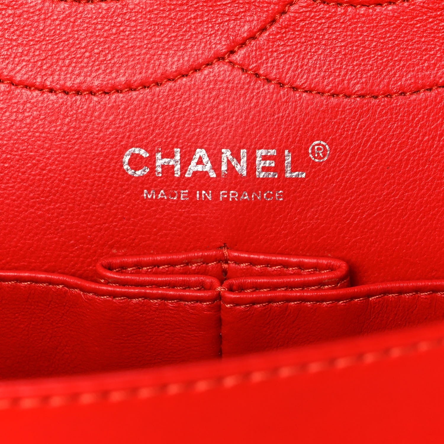 Chanel Distressed Patent Quilted 2.55 Reissue 227 Flap Red 6 of 14