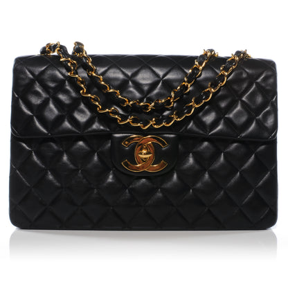 Chanel Lambskin XL Jumbo Flap Black 1 of 9