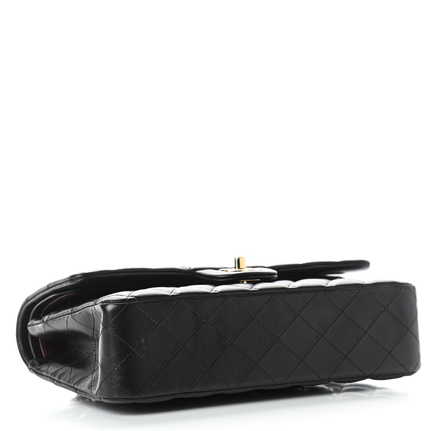 Chanel Lambskin Quilted Medium Double Flap Black 4 of 10