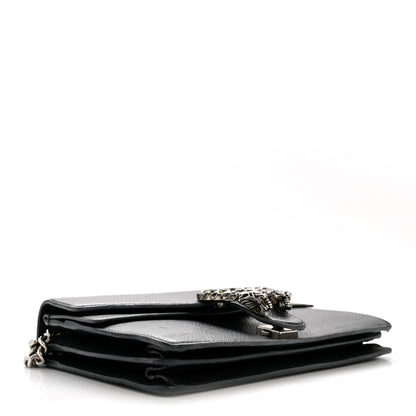 Gucci Pebbled Calfskin Small Dionysus Shoulder Bag Black 4 of 13