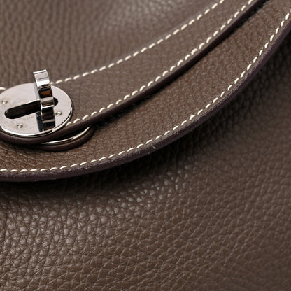 Hermes Taurillon Clemence Lindy 30 Etoupe 13 of 14