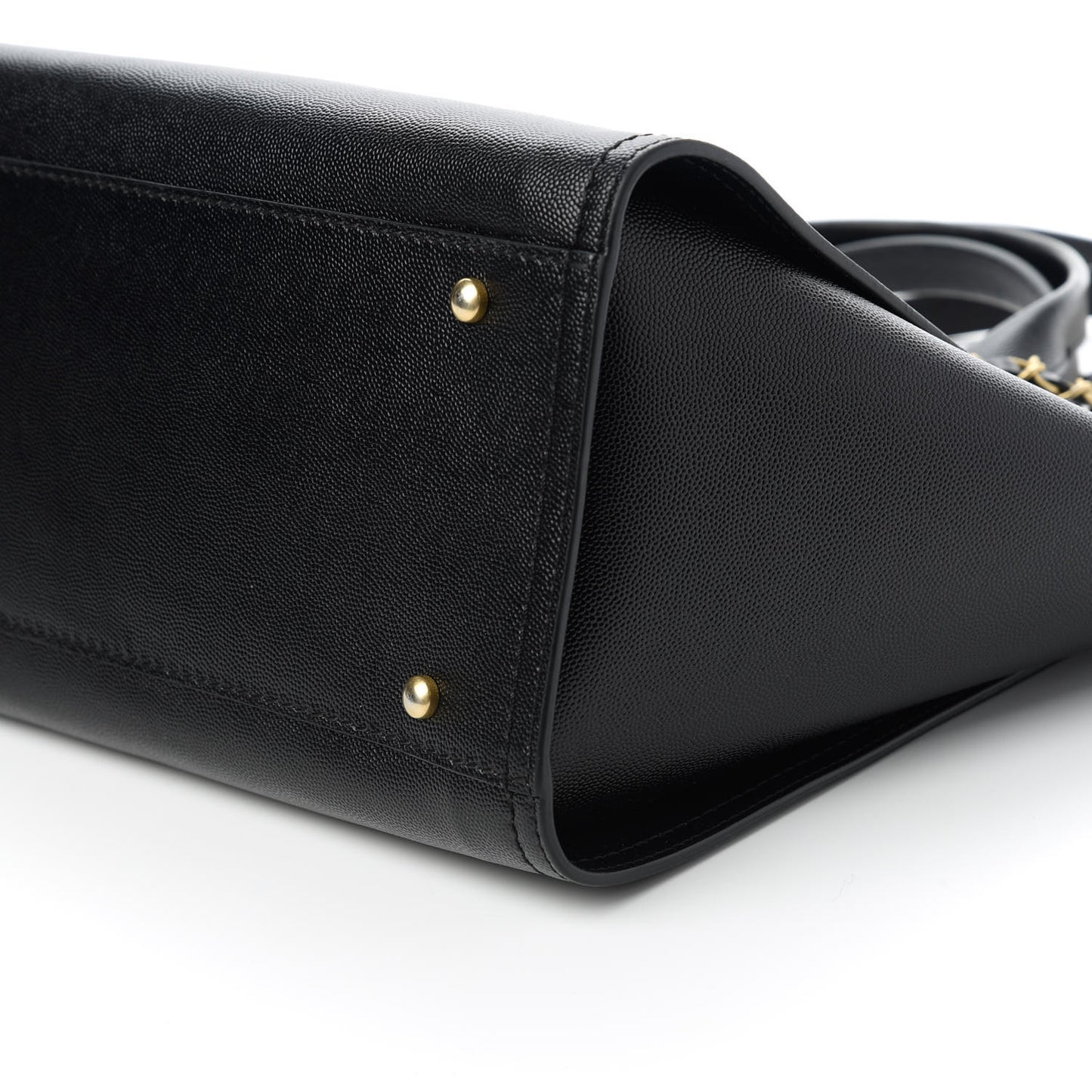 Caviar Small Studded Deauville Tote Black
