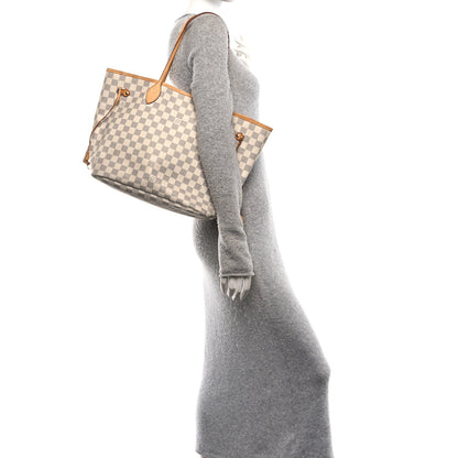 Louis Vuitton Damier Azur Neverfull MM 2 of 9