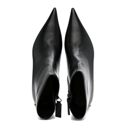Loewe Calfskin Anagram Ankle Boots 37 Black 2 of 11