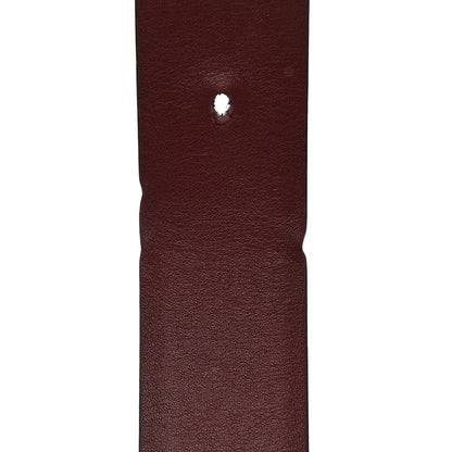 Chanel Calfskin CC Reversible Belt 75 30 Black Burgundy 9 of 10