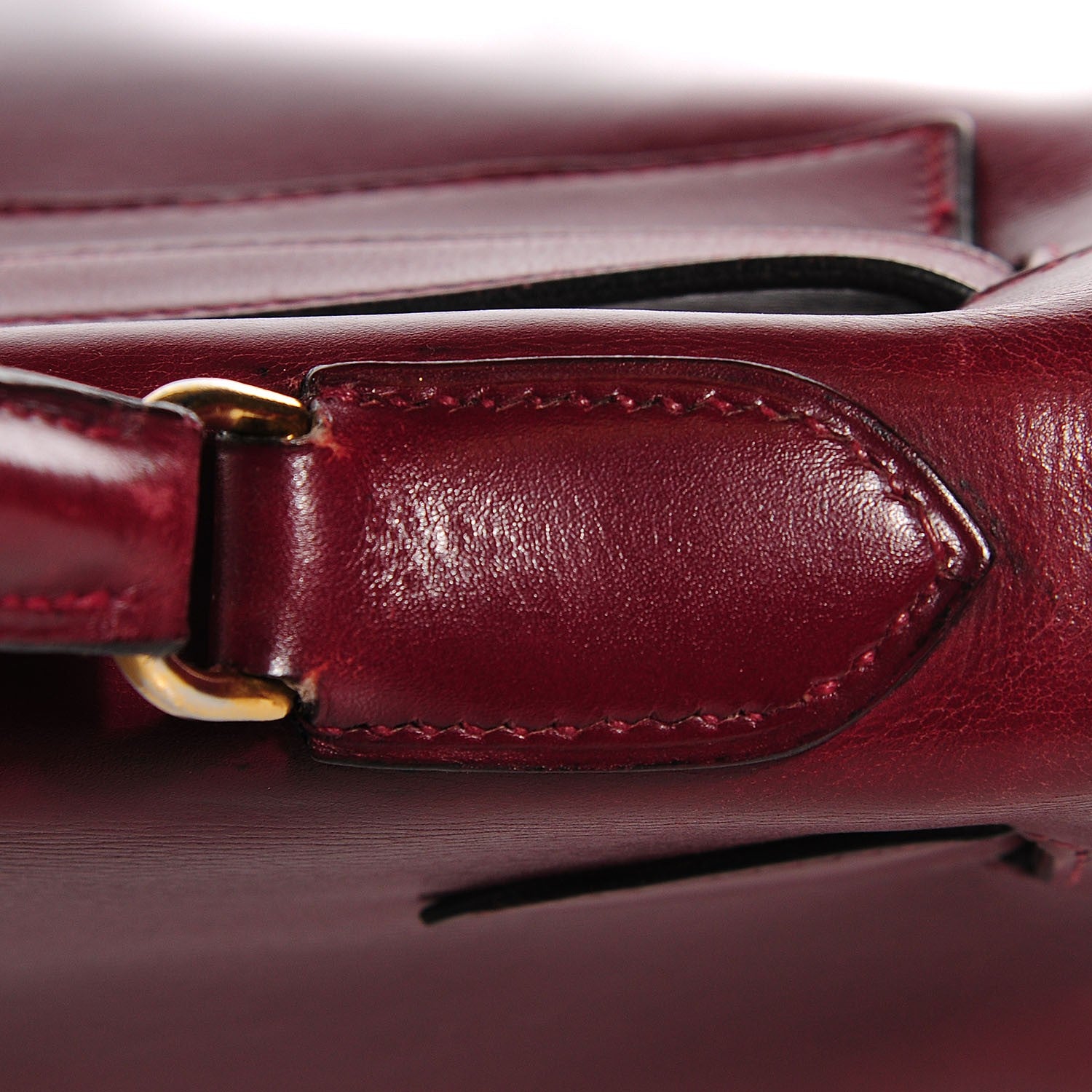 Hermes Box Kelly Retourne 32 Rouge H 16 of 23