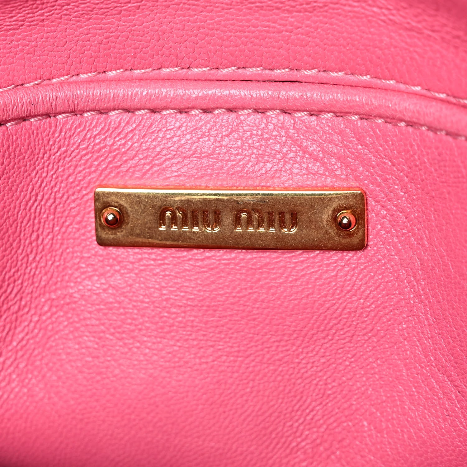 Miu Miu Nappa Matelasse Crossbody Peonia 6 of 16