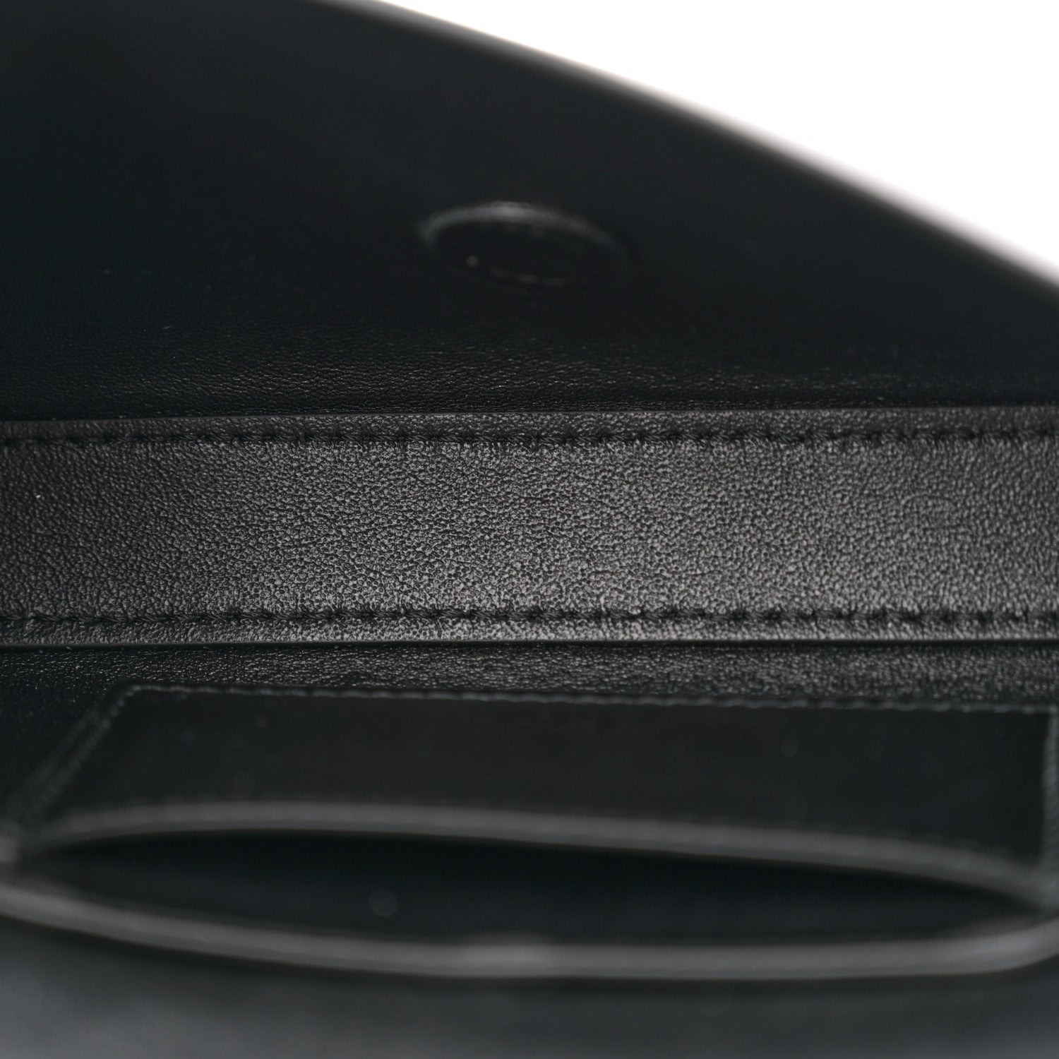 Fendi Vitello Liberty Sfumato Phone Baguette Black 5 of 10